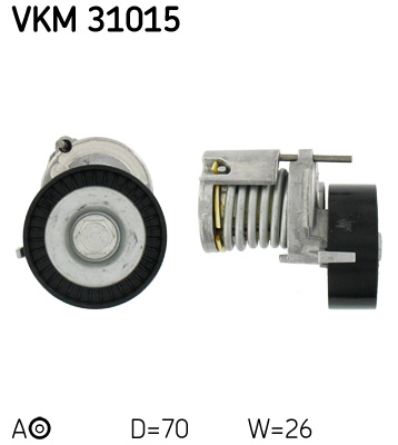 Galet-tendeur de courroie d'accessoires SKF VKM 31015